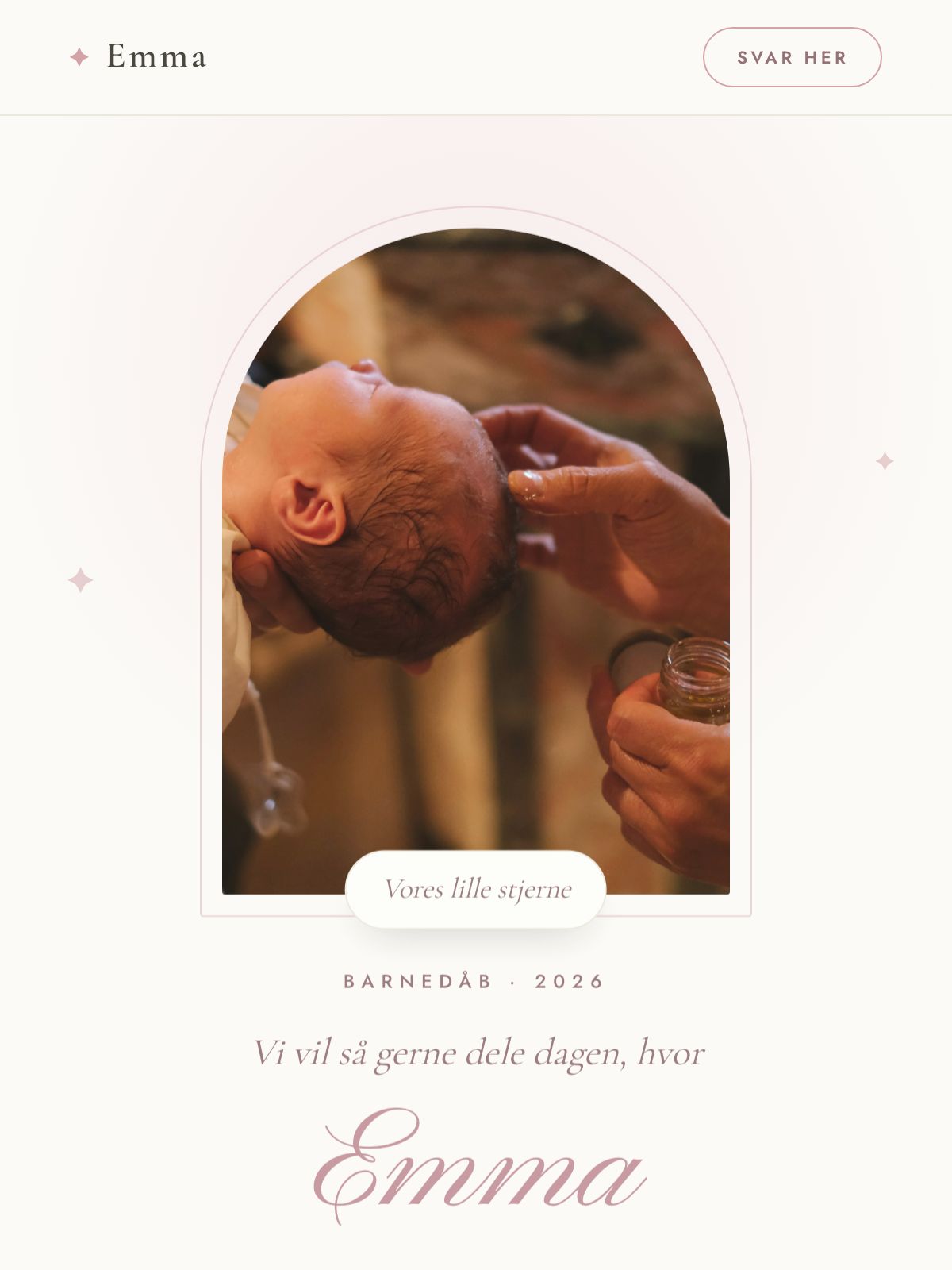 Lille stjerne · Rosa